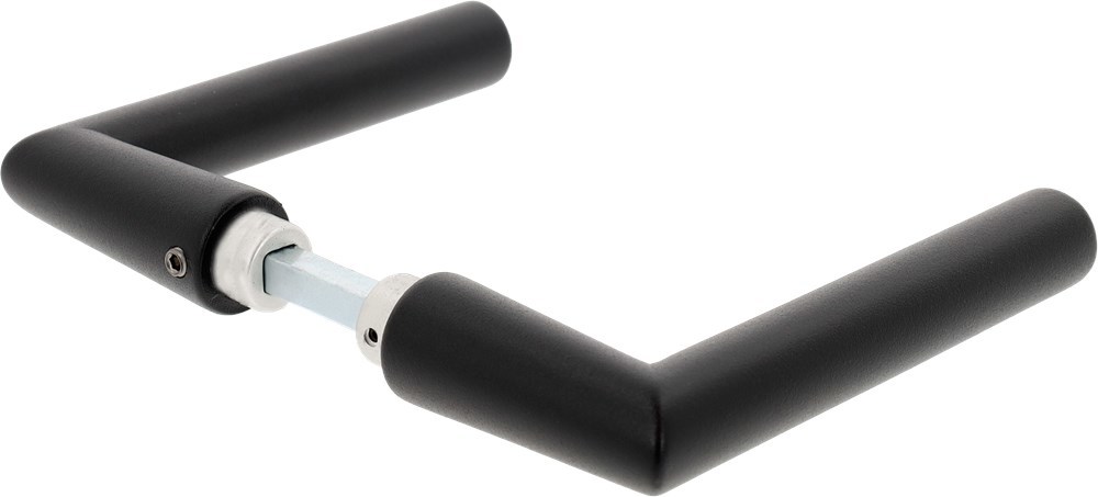 deurkruk aluminium mat zwart oxloc