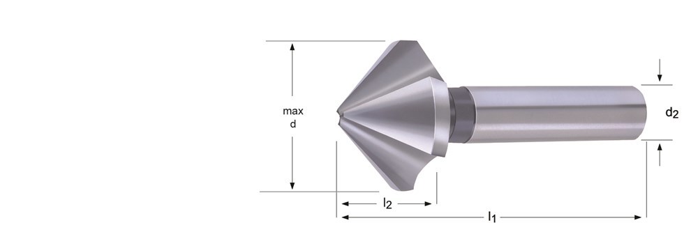 verzinkboor hss cilindrisch dormer-4