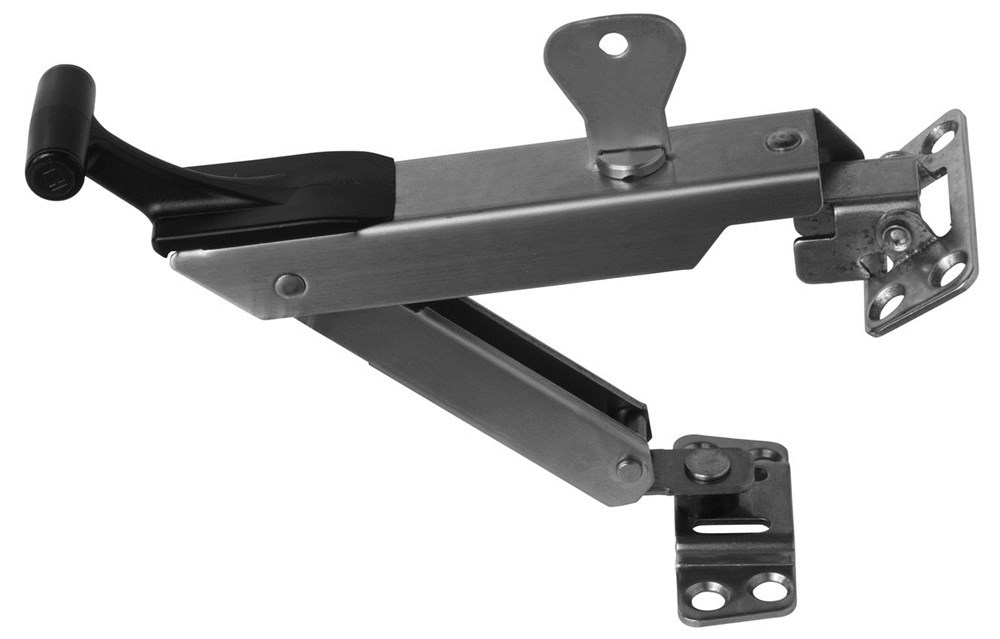 combi-raamuitzetter rvs/zwart nemef