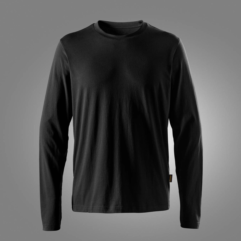 T-shirt lange mouw classic snickers-4