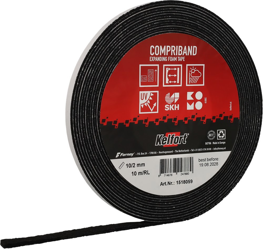 compriband antraciet kelfort