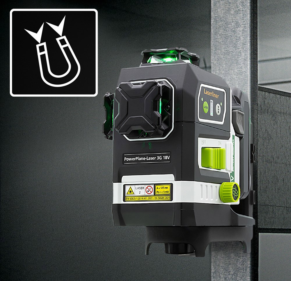 accu kruislijnlaser groen laserliner-10