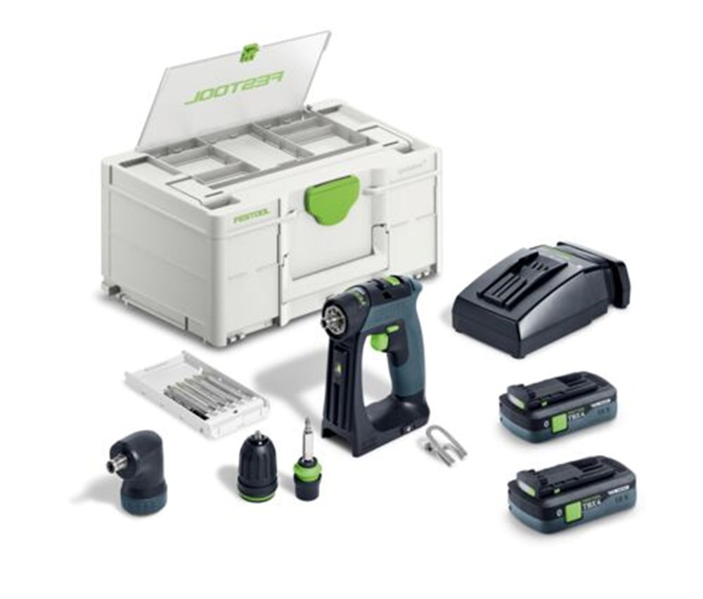 Accu Schroefboormachine Festool - CXS18 TBX4.0 I-SET 18.0V