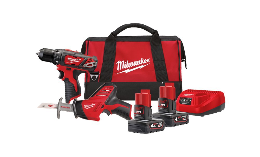 accu combiset milwaukee 4.0Ah/12.0V