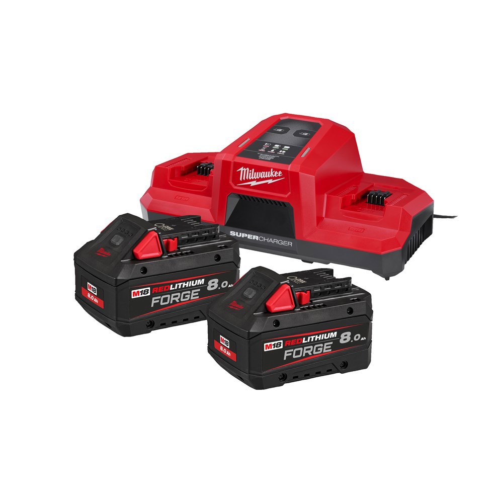 Startset Milwaukee - M18 FORGE NRG-802DBSC 18.0V