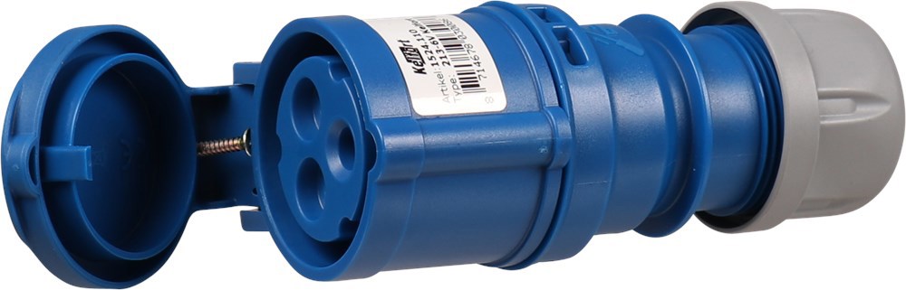 contrastekker cee blauw/grijs kelfort