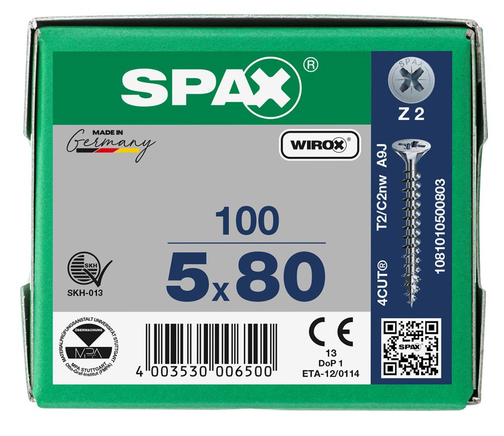 spaanplaatschroef wirox spax-7