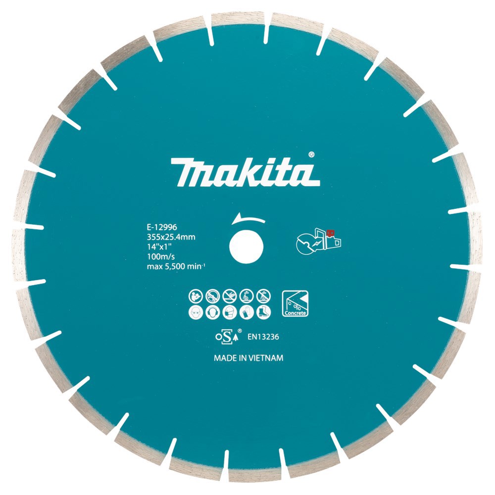 Diamantzaagblad Nat/Droog Makita - 355X25.40X2.8MM