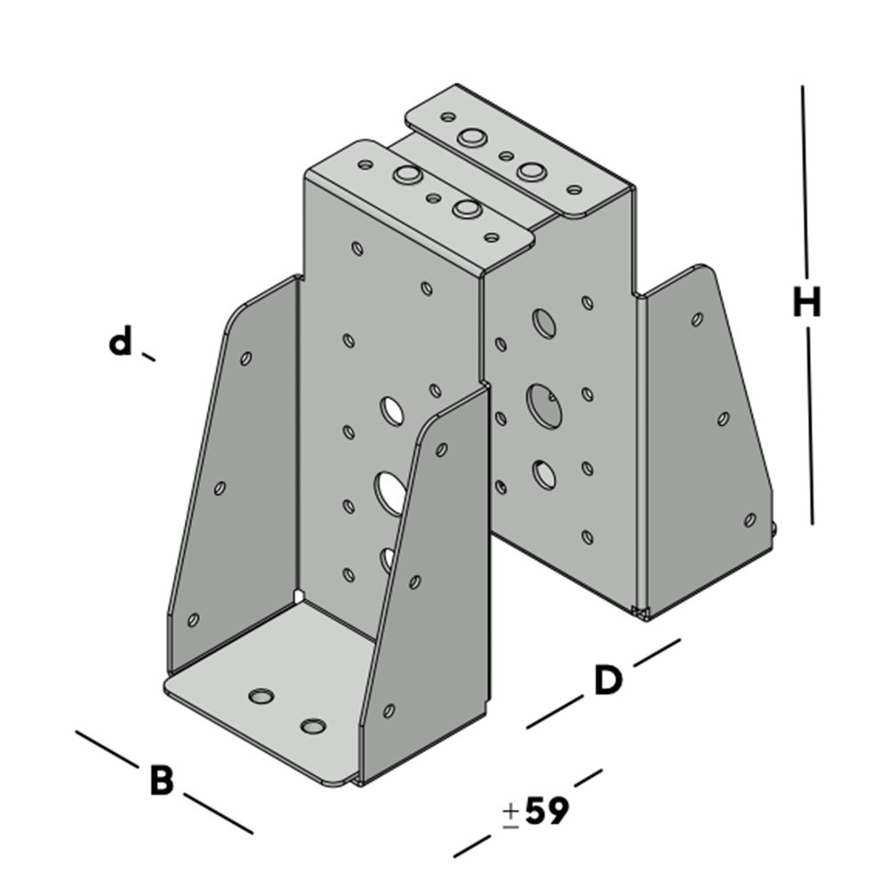 balkdrager gbs dubbel sv-4