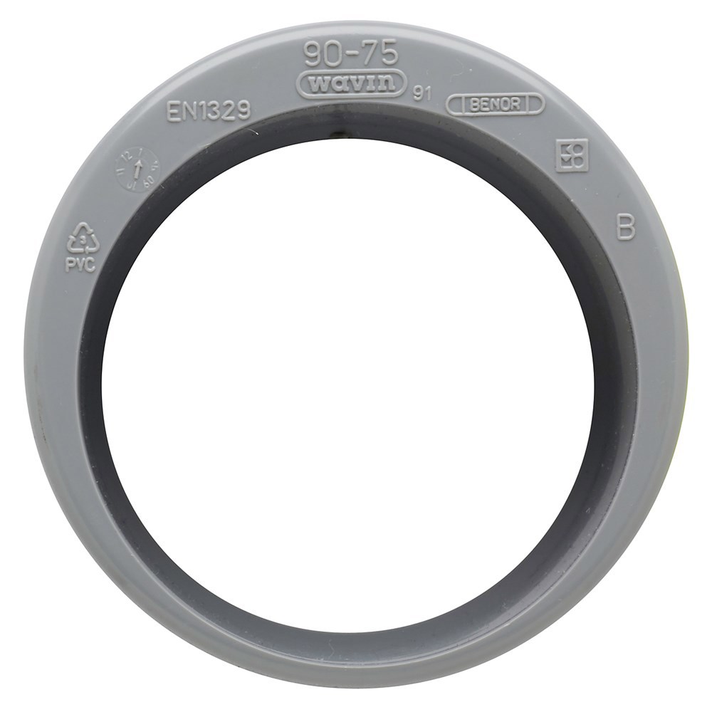 verloopring excentrisch pvc grijs rwa-3