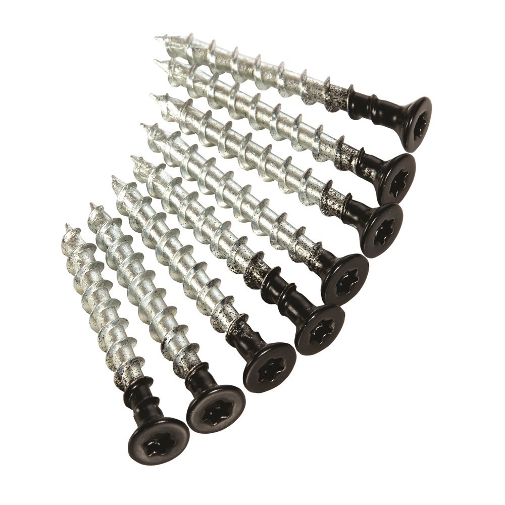 spaanplaatschroef zwart verzinkt axa