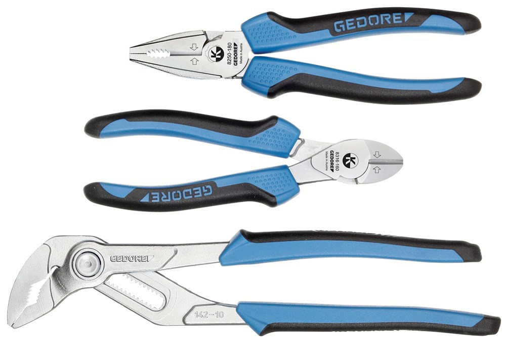 Tangenset 2-Componenten Greep Gedore - S8303 JC 3-DELIG