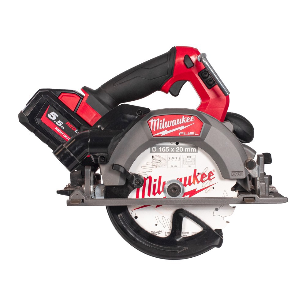 accu cirkelzaagmachine milwaukee 165mm-6