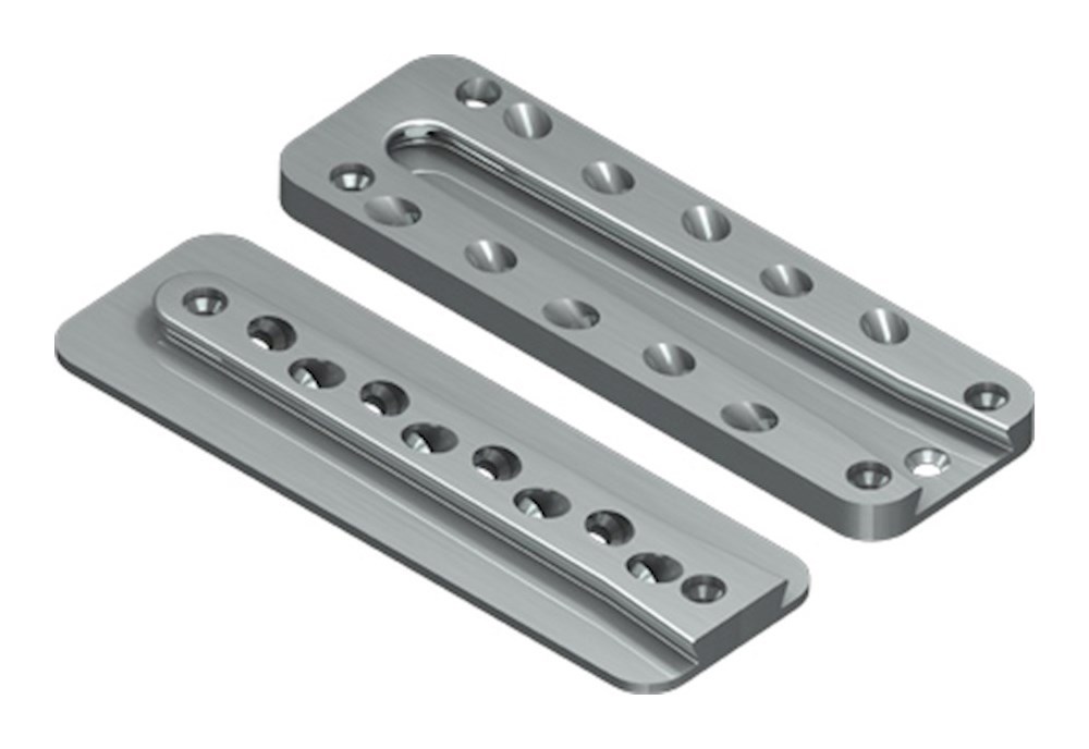 Houtverbinding Blind Aluminium Sherpa - L 60 250X80X18MM