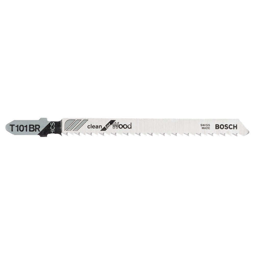 Decoupeerzaagblad Bosch Clean For Wood - T101BR 100MM SET à 5 ST