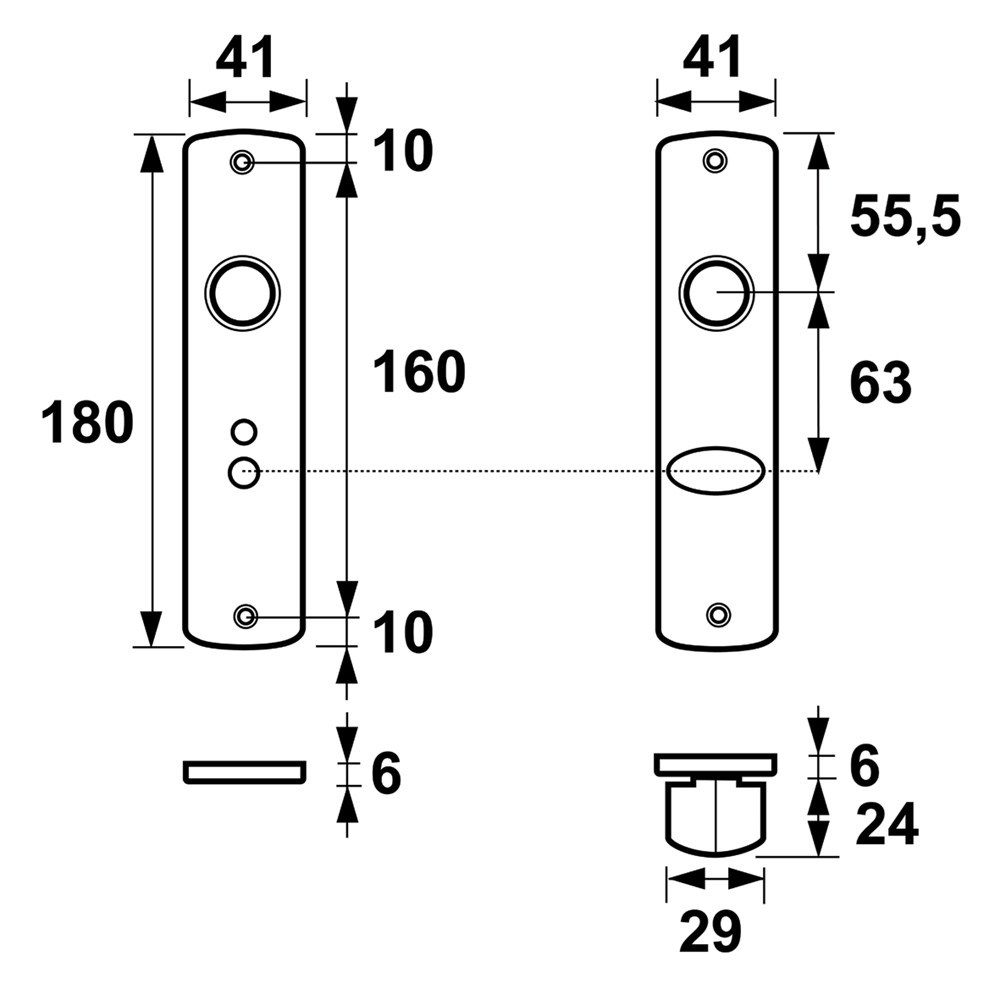 kortschild aluminium f1 axa-4