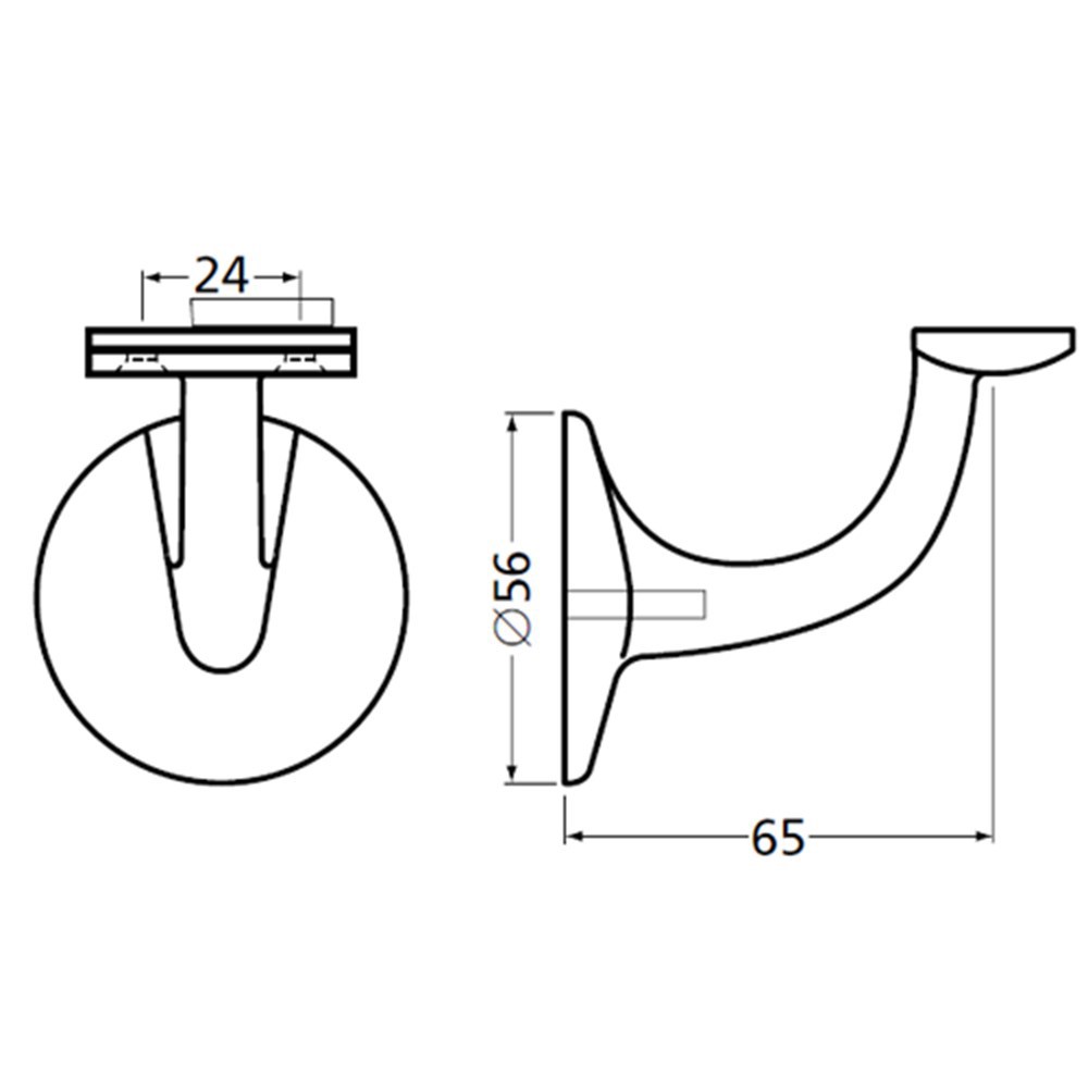 leuninghouder aluminium f1 hermeta-3