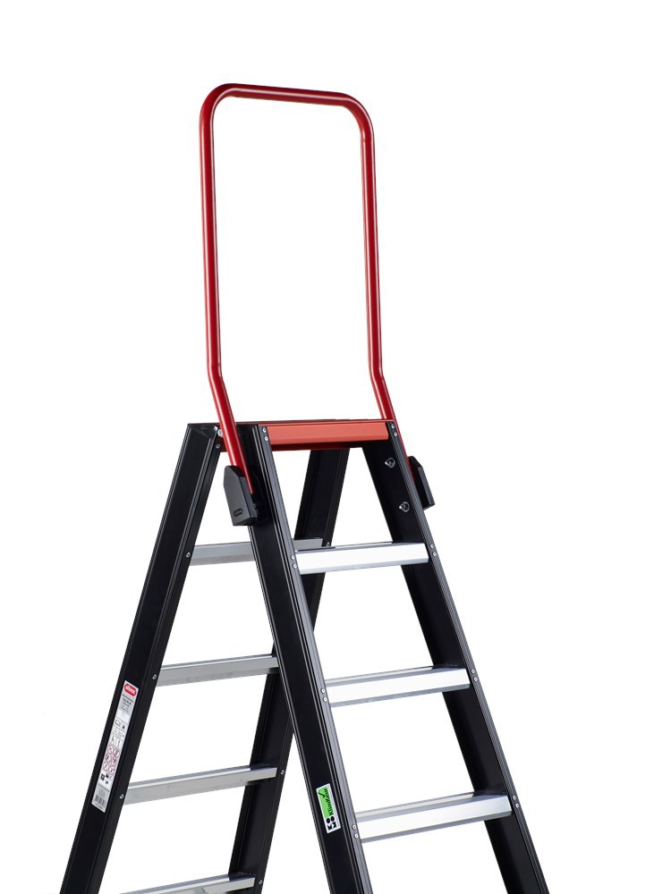 trapladder dubbel aluminium zwart altrex-3
