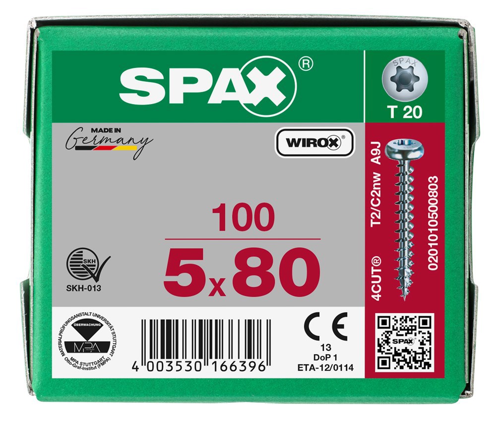 spaanplaatschroef wirox spax-7
