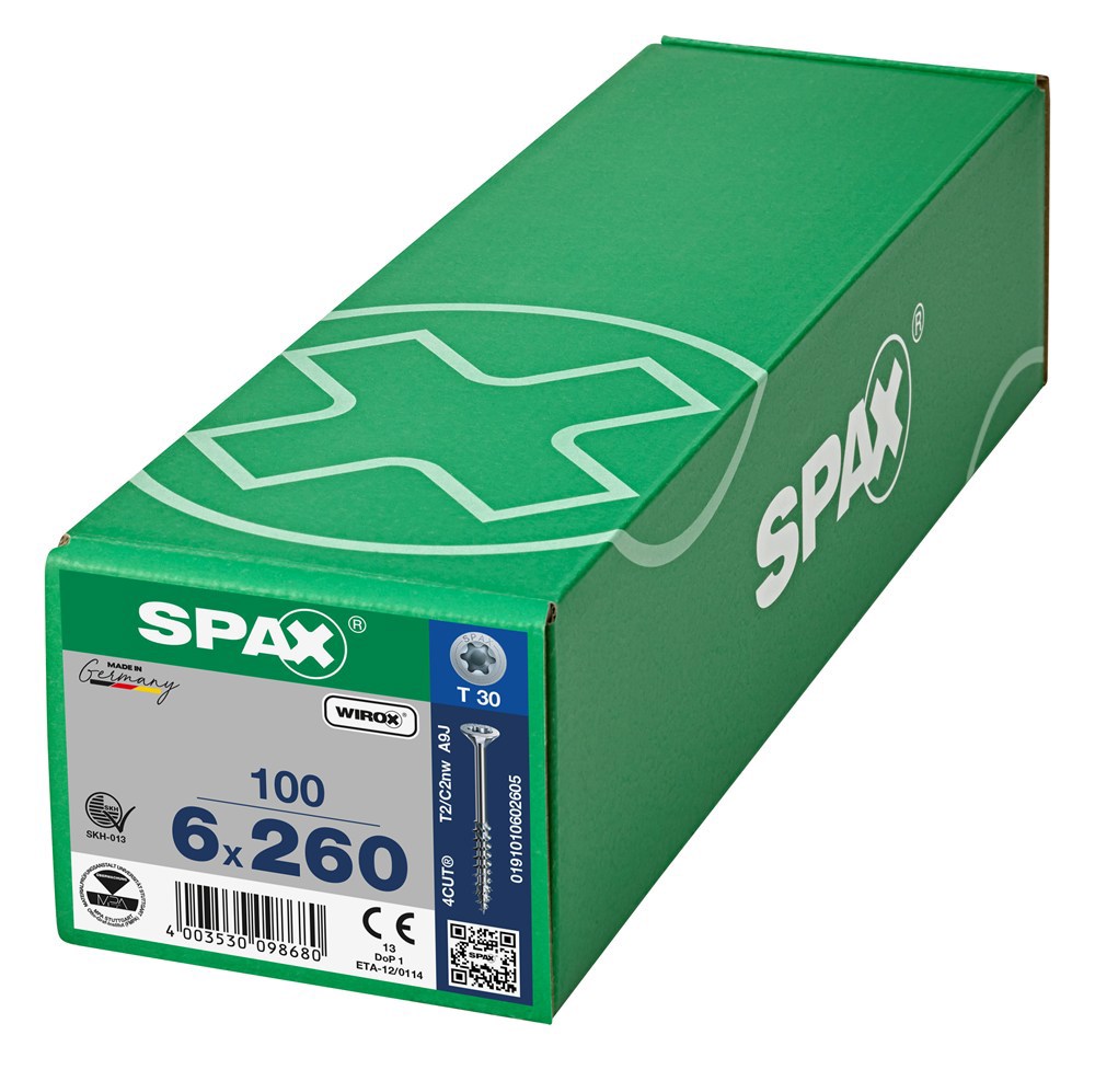 spaanplaatschroef wirox spax-6