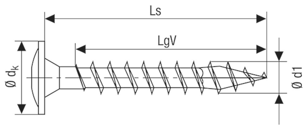 tellerkopschroef rvs a2 spax-4