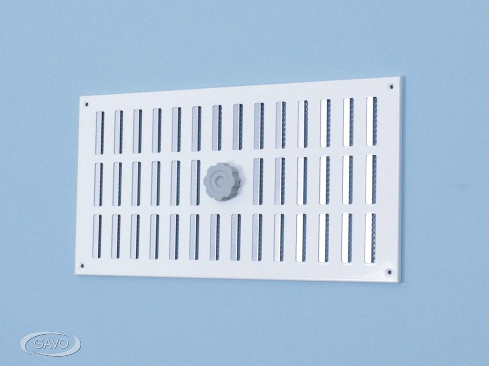 schuifrooster aluminium wit gavo