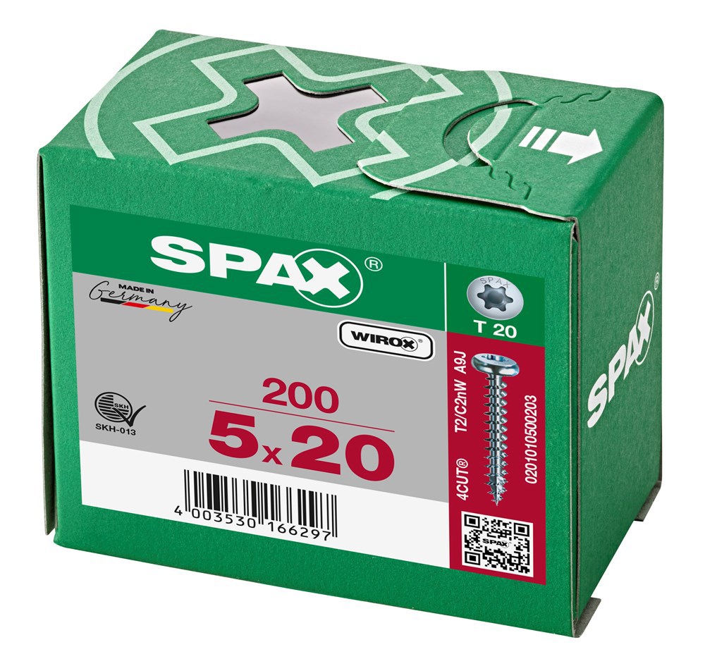 spaanplaatschroef wirox spax-6