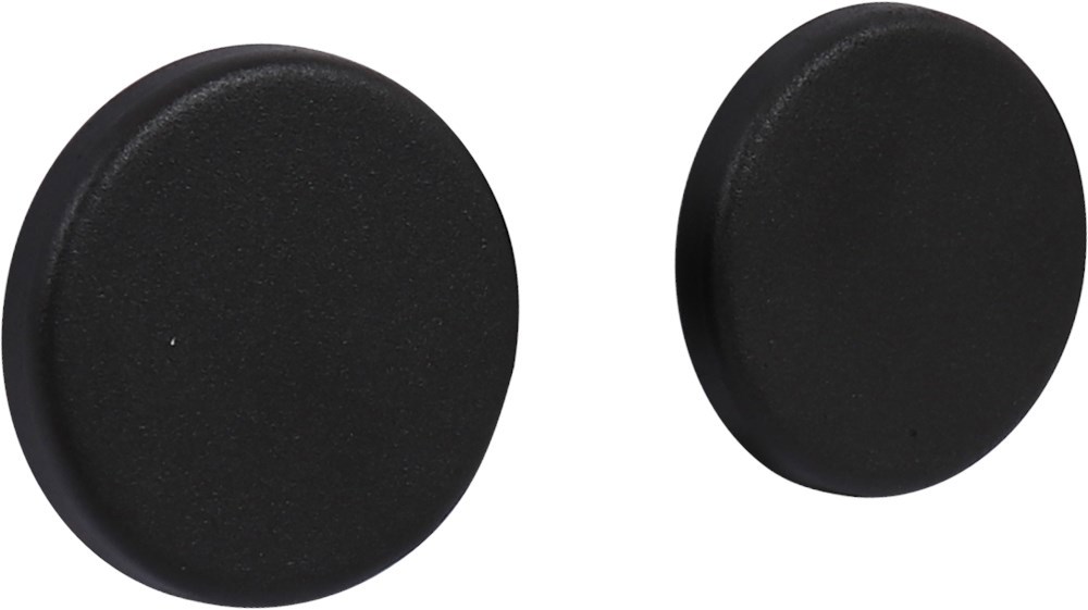 blindrozet aluminium mat zwart oxloc