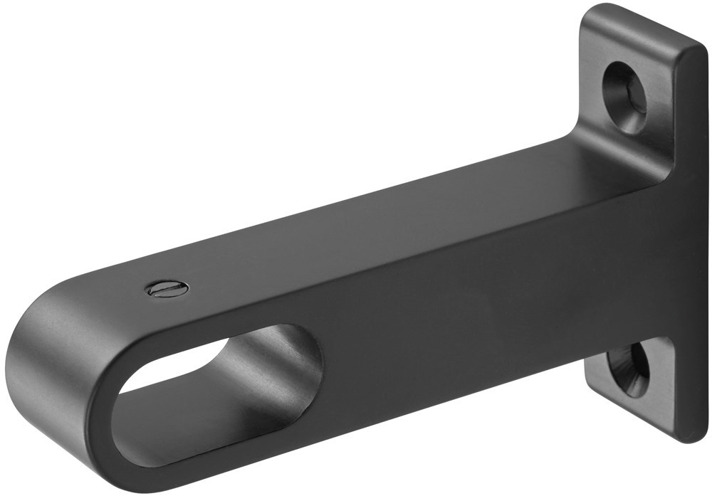 middensteun aluminium mat zwart hermeta