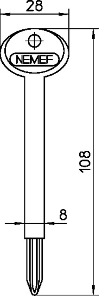 sterstiftsleutel nemef-3