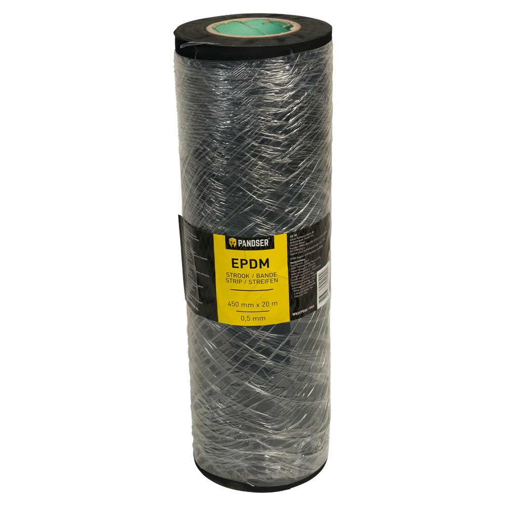 stroken epdm folie zwart pandser