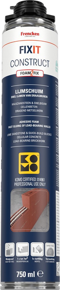 Lijmschuim Fixit Construct Frencken - 750ML GUN