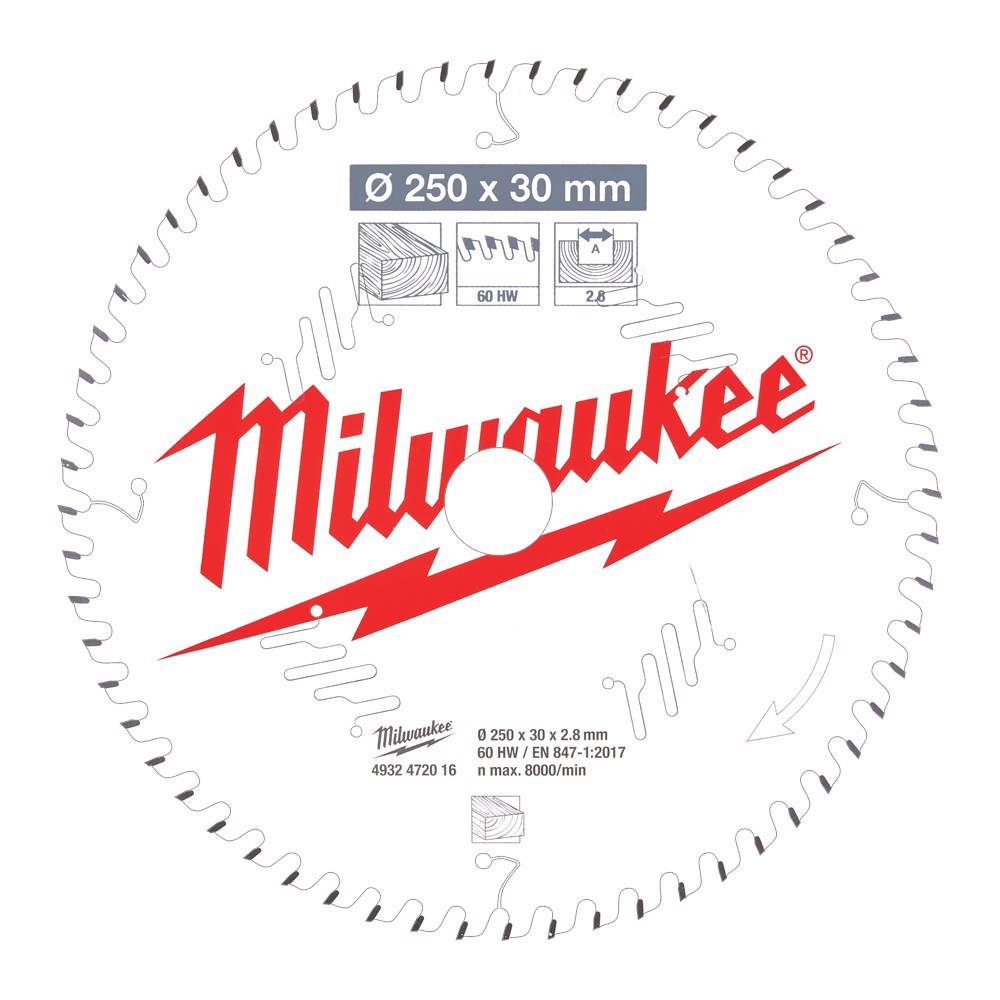 cirkelzaagblad hm milwaukee