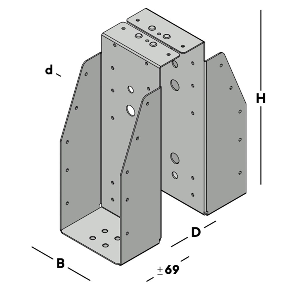 balkdrager gbs dubbel sv-4