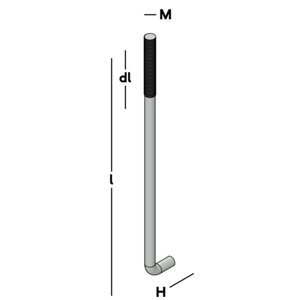 muurplaatanker met haak blank-3
