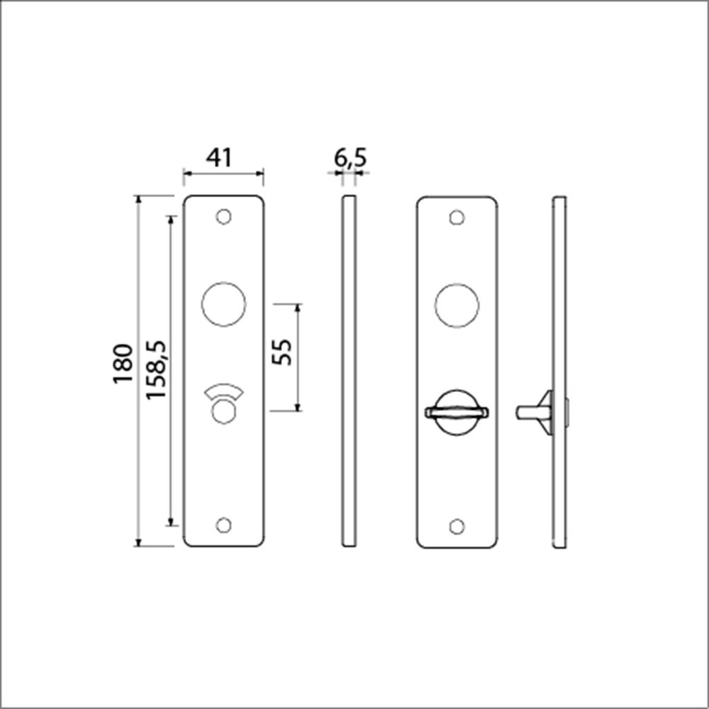 kortschild aluminium f1 ami-3