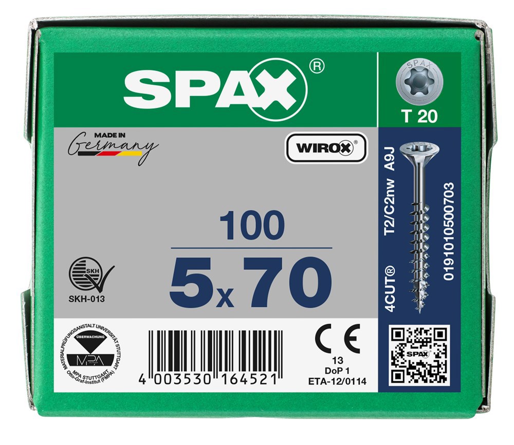 spaanplaatschroef wirox spax-7