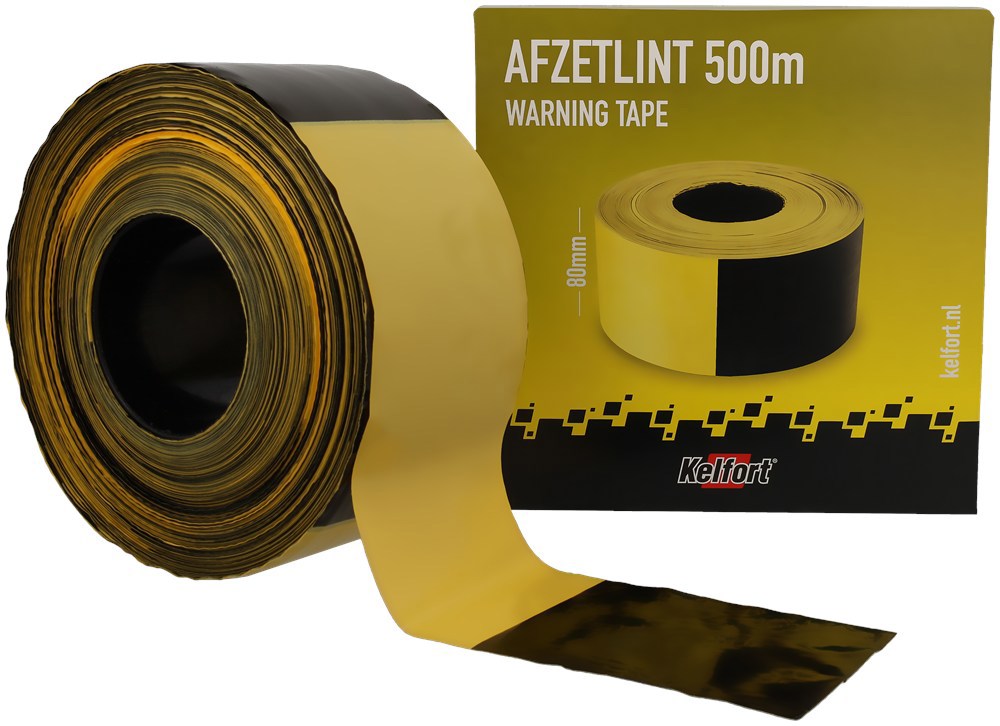 afzetlint zwart/geel kelfort-3