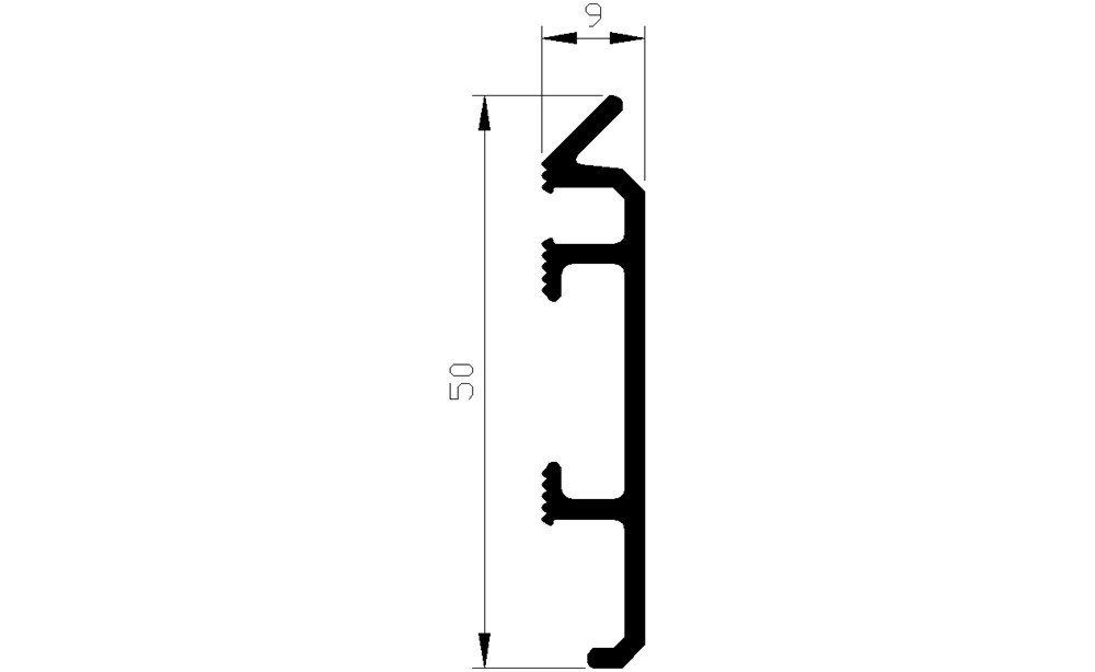 loodknelstrip aluminium brute