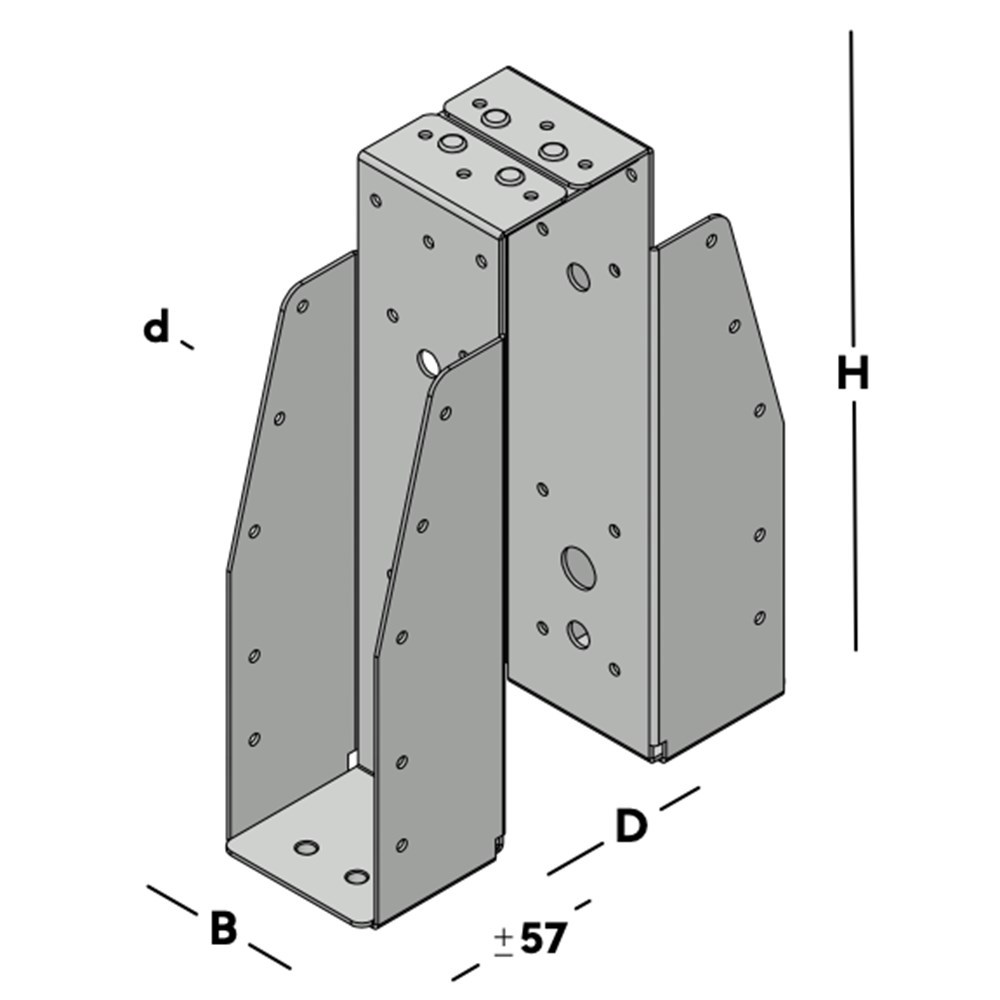 balkdrager gbs dubbel sv-4