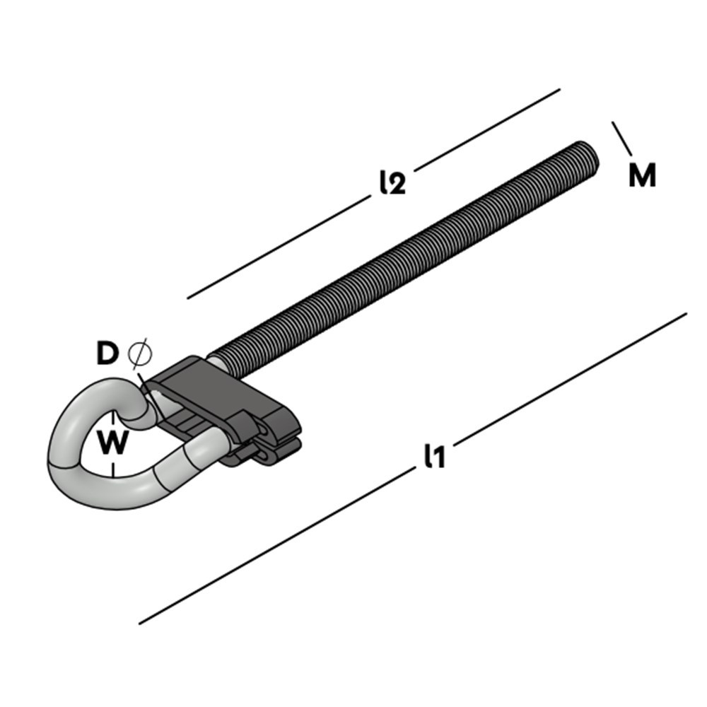 veiligheidschommelhaak metrisch elvz-4