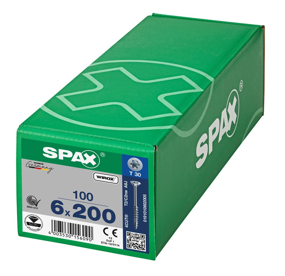 spaanplaatschroef wirox spax-6