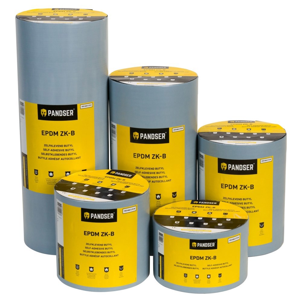 stroken epdm folie zwart pandser butyl