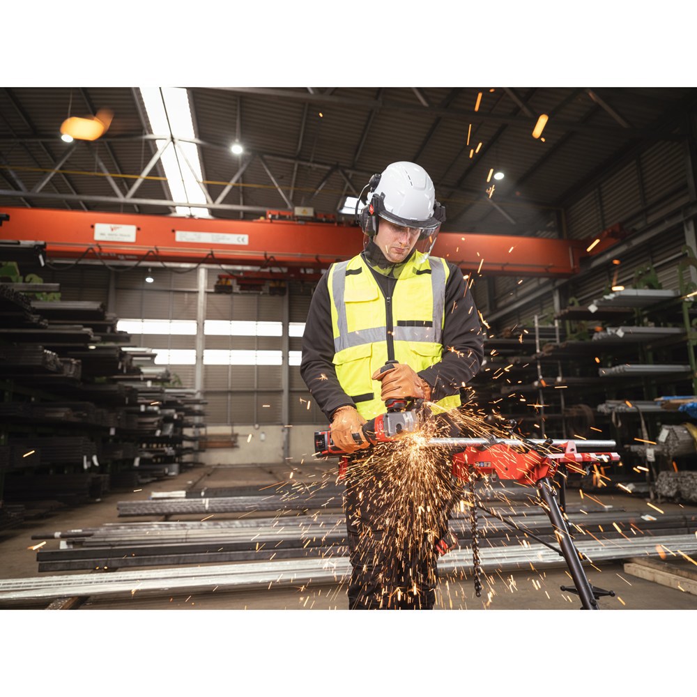 accu haakse slijper milwaukee 125mm-9