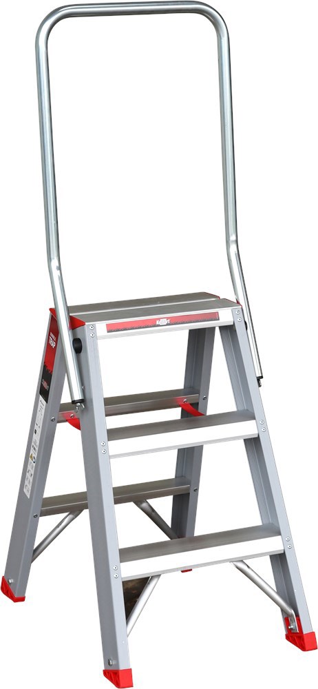 dubbele trap aluminum ongecoat kelfort-3