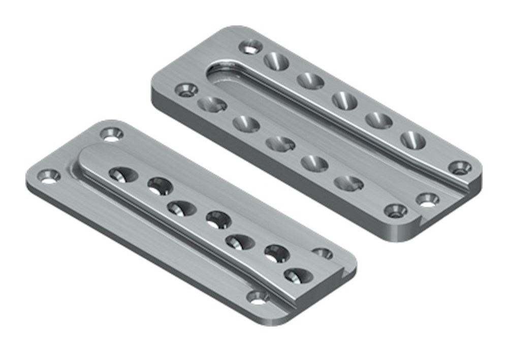 Houtverbinding Blind Aluminium Sherpa - M 30 150X60X14MM