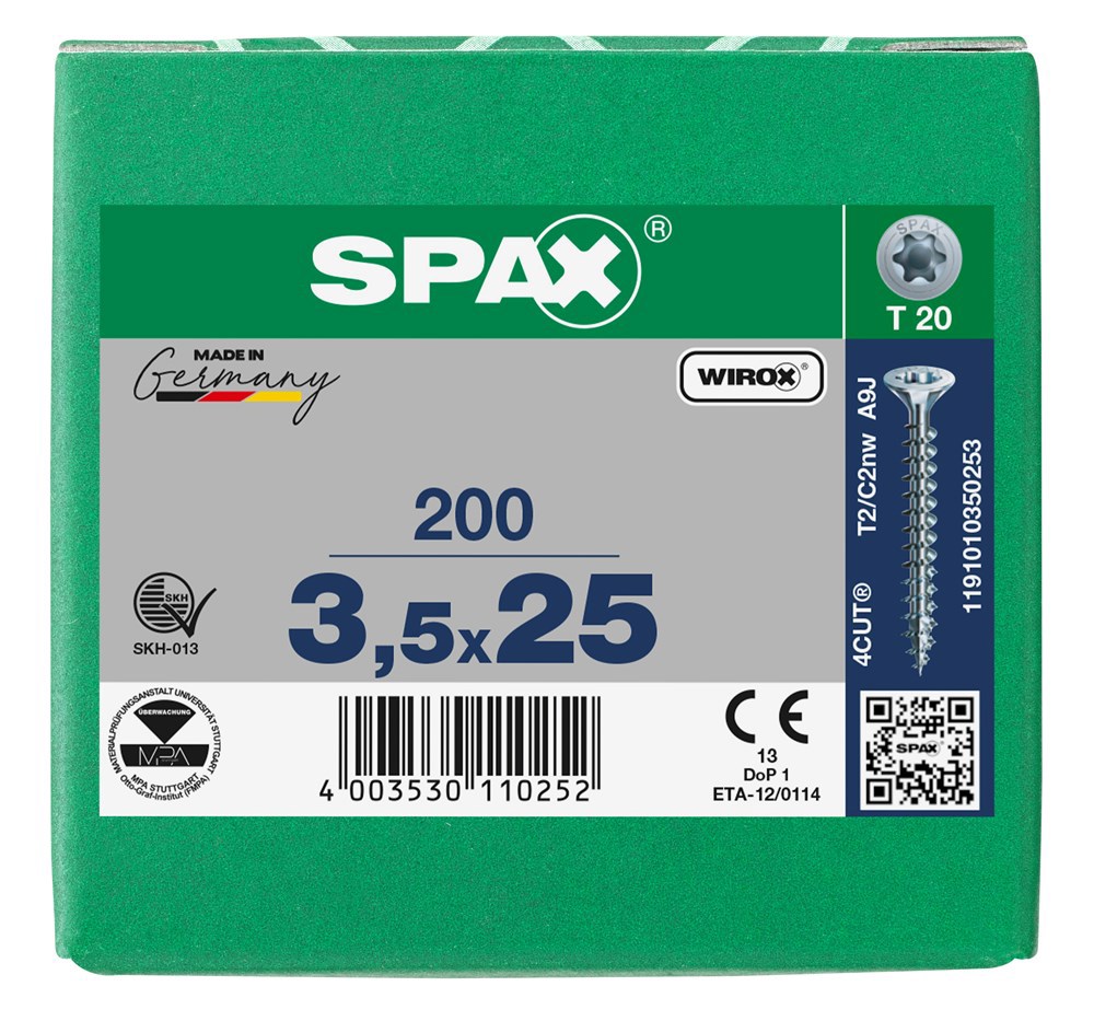 spaanplaatschroef wirox spax-7