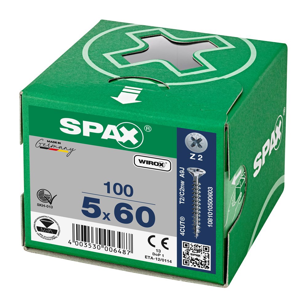 spaanplaatschroef wirox spax-6