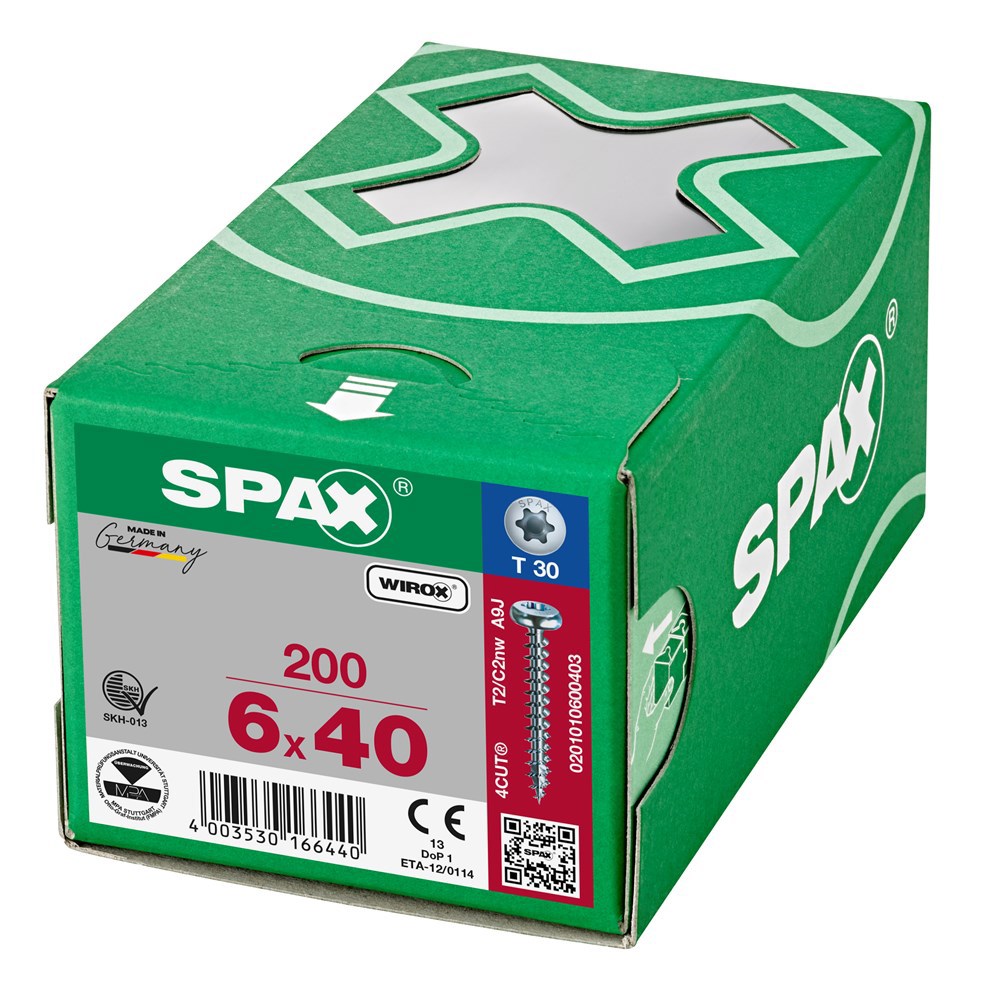 spaanplaatschroef wirox spax-6