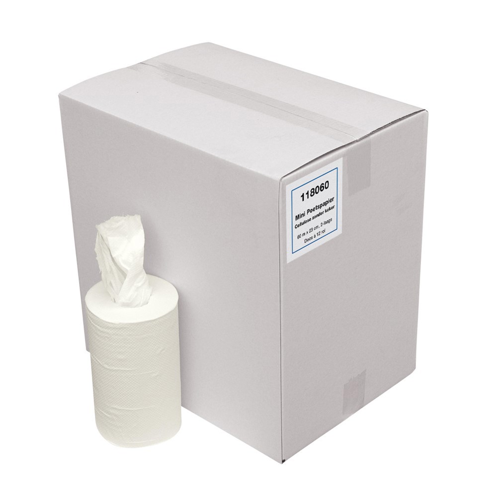 poetspapier 2-laags euro mini